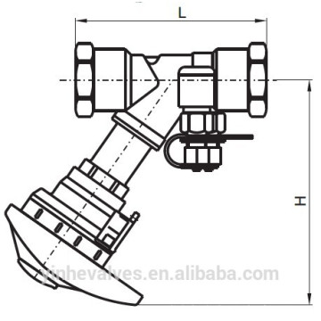 PN16 Double Regulating Valve